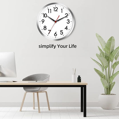 AKCISOT Wall Clock 14 Inch Large Silent Wall Clocks Battery Operated - Image 8