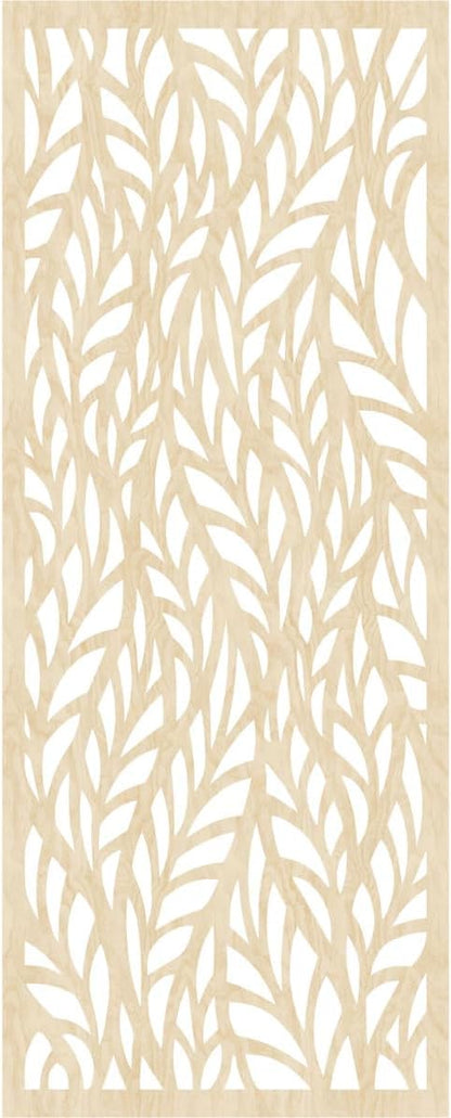 21 3/8"W x 54 3/8"H x 3/8"T Ortonville Decorative Fretwork Wood Wall Panels - Image 2