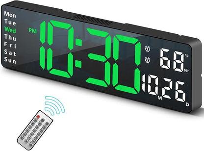 Digital Clock, Digital Wall Clock by Abovsare