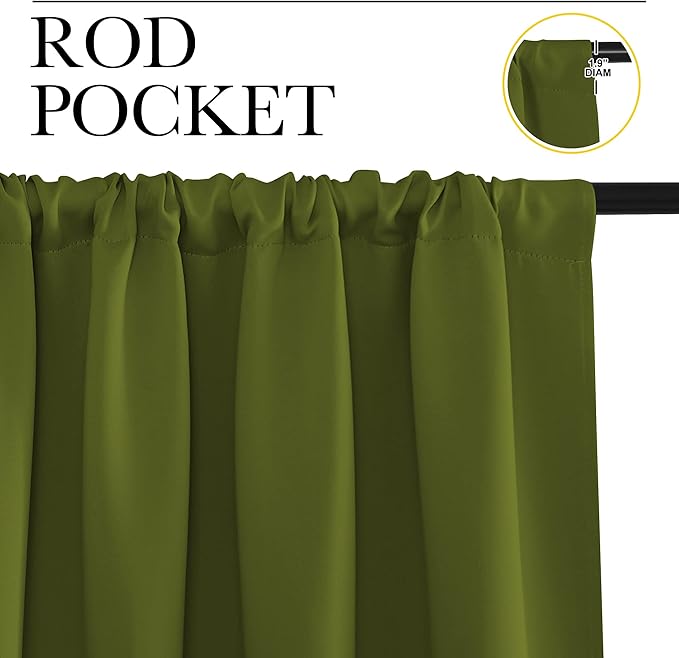 NICETOWN Blackout Curtains for RV Windows, 2 Panels, Room Darkening Window - Image 2