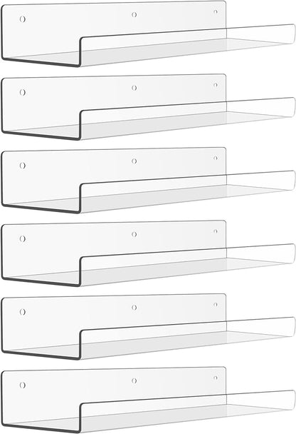upsimples 6 Pack Acrylic Shelves by upsimples