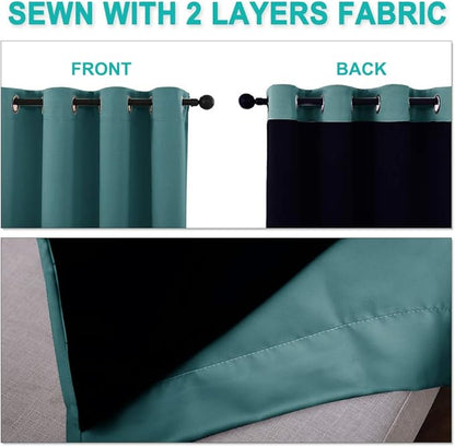 NICETOWN Full Shade Curtain Panels, Pair of Energy Smart & Noise Blocking Out - Image 5