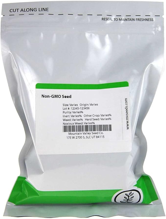 Buckwheat Seeds - 25 Lb Bulk ~300,000 Seeds - Organic, Non-GMO, Whole (Shell On) - Grow Buck Wheat Microgreens, Lettuce