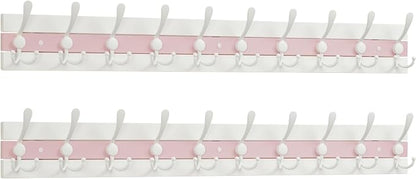 SKOLOO Coastal Coat Rack Wall Mount-38.12" Beach House Entryway Wooden Coat Hook by SKOLOO