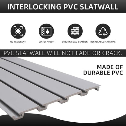 Slatwall Panel Garage Slat Wall Storage Systems, PVC Slat Wall Paneling Garage - Image 4