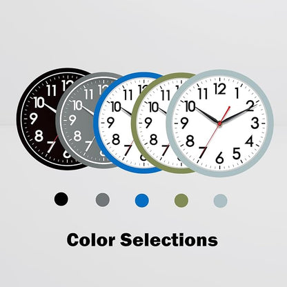 AKCISOT Wall Clock, Modern Small Wall Clocks Battery Operated 12 Inch, Silent - Image 3