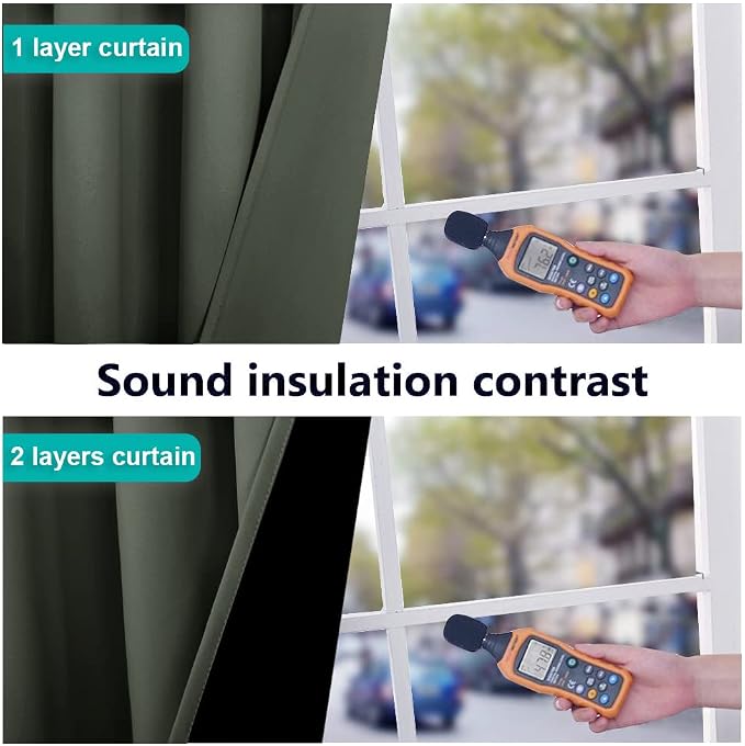 NICETOWN Full Shading Cold Blocking Curtains - Image 3