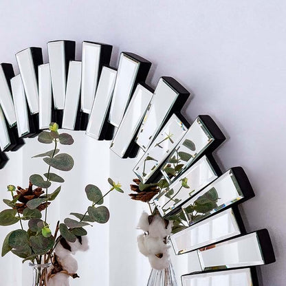 Chende Modern Decorative Round Mirror, - Image 4