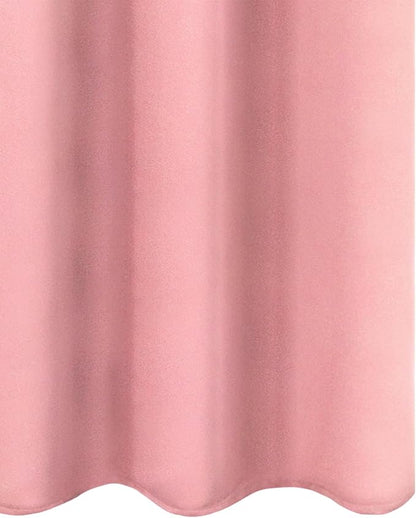 LEMOMO Blackout Curtains 66 x 54 Inch Long Pink Curtains Set of 2 Panels Room - Image 8