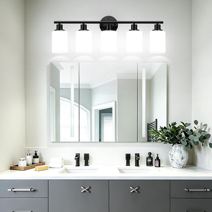 5-Light Bathroom Light Fixtures, Bathroom Wall Lamp, - Image 6
