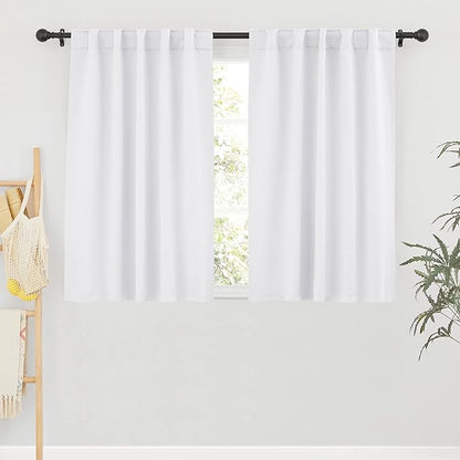 RYB HOME Small Curtains for Bedroom, Window Shades Thermal Insulating Privacy by RYBHOME