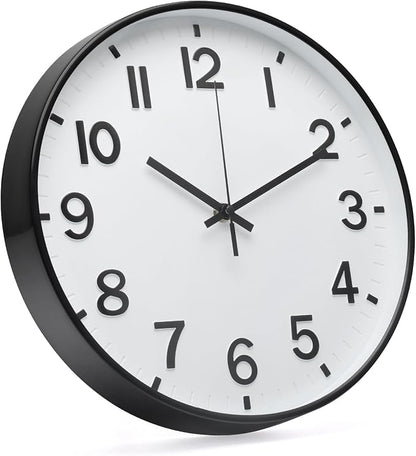 Wall Clock Modern Simple Quartz Decorative Clock Non-Ticking Silent Battery - Image 3