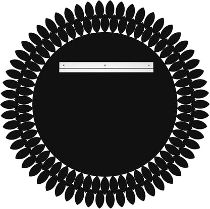 Kelly Miller Jeweled Mirror for Wall, 28 Inch Round Luxury Mirror - Image 7