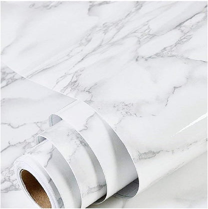 practicalWs Peel and Stick Marble Wallpaper 15.7'' x 236.2'' Marble Contact by practicalWs
