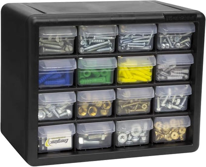 Akro-Mils 16-Drawer Plastic Drawer Storage Cabinet - Image 12