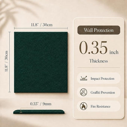 Large Cork Boards for Walls – 36" x 24" Self Adhesive Felt Wall Tiles - Image 2
