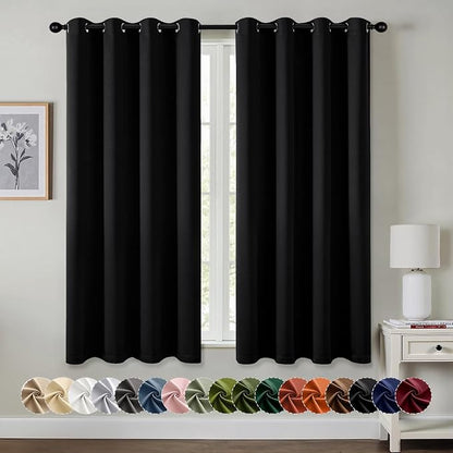 MIULEE Blackout Curtains for Bedroom Living Room 2 Panels, Thermal Insulated by MIULEE