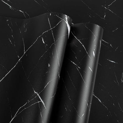 Abyssaly Black Marble Contact Paper Peel and Stick Countertops Waterproof Matte by Abyssaly