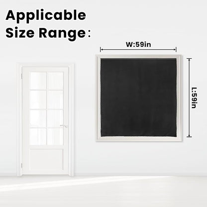 Adhesive Blackout Curtains- Self Stick Shades Window Blinds Curtains No Rod - Image 7