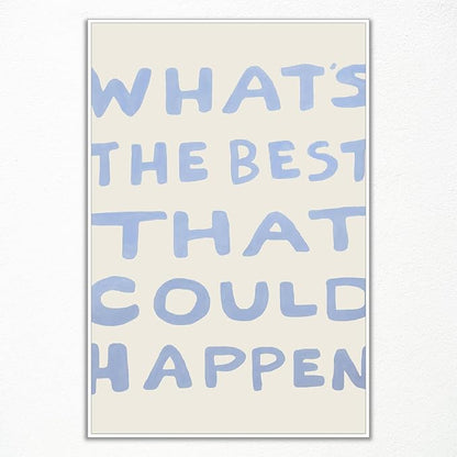 Yaasilinage Daily Reminder Positive Canvas Wall Art, Positive Affirmations Wall by Yaasilinage
