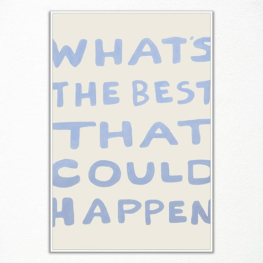 Yaasilinage Daily Reminder Positive Canvas Wall Art, Positive Affirmations Wall by Yaasilinage