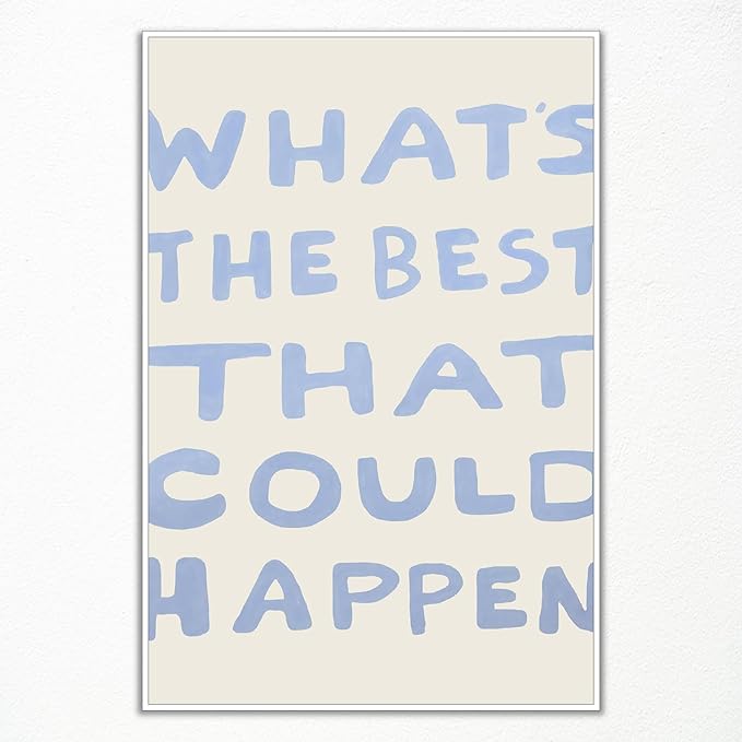 Yaasilinage Daily Reminder Positive Canvas Wall Art, Positive Affirmations Wall by Yaasilinage
