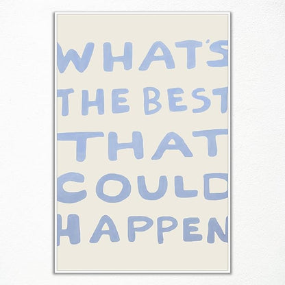 Yaasilinage Daily Reminder Positive Canvas Wall Art, Positive Affirmations Wall by Yaasilinage
