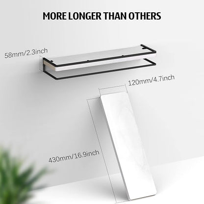 Meangood Floating Shelves Wall Mounted Set of 2, Wall Shelf - Image 3