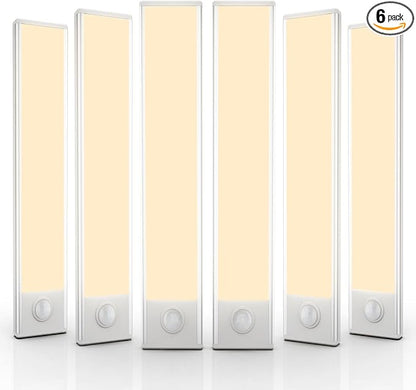 6 Pack Under Cabinet Lights Wireless, 50 LED Motion Sensor Light Indoor by AVEVA