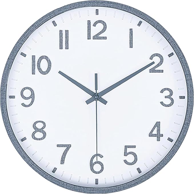 Wall Clocks Battery Operated 12 inch Modern Wall Clock, Silent Non Ticking Wall - Image 2