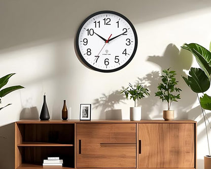 Rohioue Atomic Wall Clock, Modern 10 Inch Battery Operated Wall Clocks - Image 5