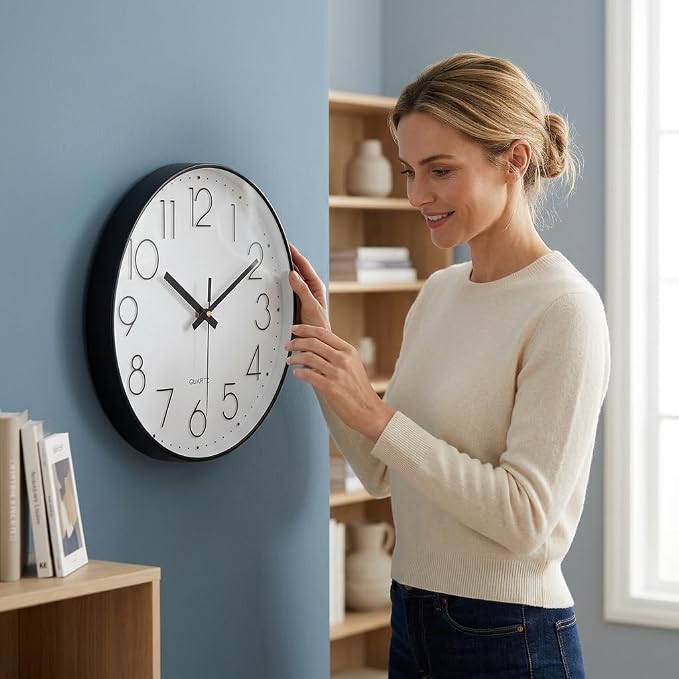 jomparis 16 Inch Large Wall Clock Modern Elegant Style - Image 2