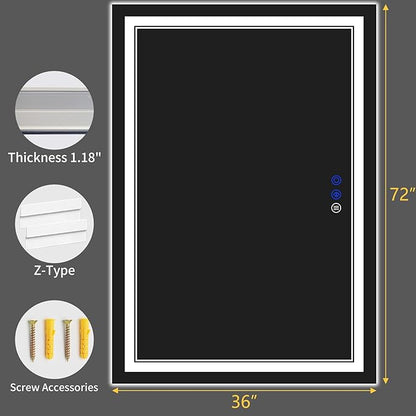 72"x36" LED Bathroom Mirror - Image 9