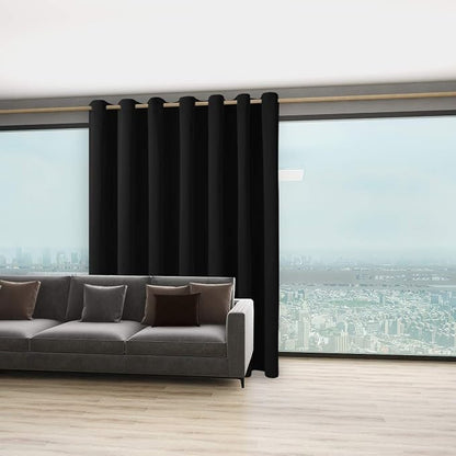 BONZER Extra Wide Room Divider Curtain Total Privacy Wall Noise Reducing - Image 6