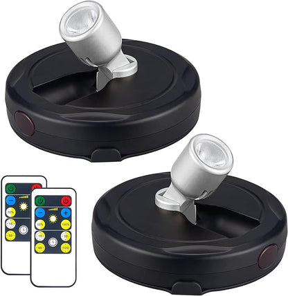 HAMVIDNE LED Spotlight, Battery Powered Picture Lights, Uplighting Indoor by HAMVIDNE
