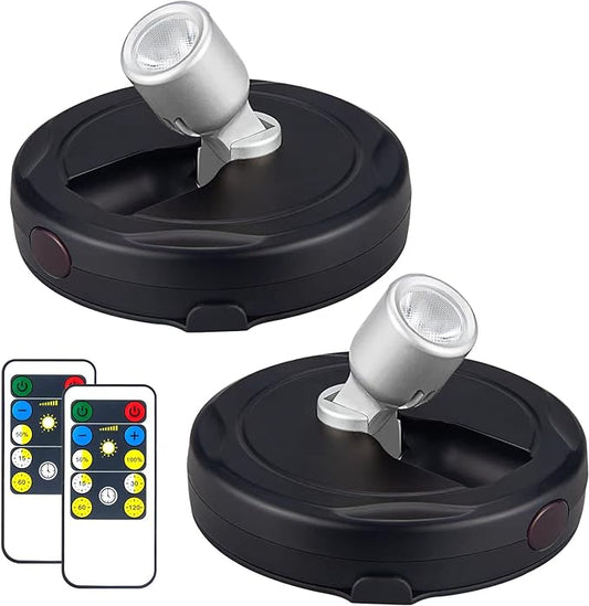 HAMVIDNE LED Spotlight, Battery Powered Picture Lights, Uplighting Indoor by HAMVIDNE