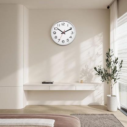 NUOVO 12Inch Wall Clock Number Quartz Large Decorative Quiet Wall Clocks Home - Image 2