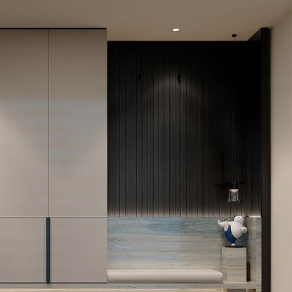 YU LI 3DH Peel and Stick PVC Slat Wall Panel 236"x15.75" Self-Adhesive Thick - Image 5