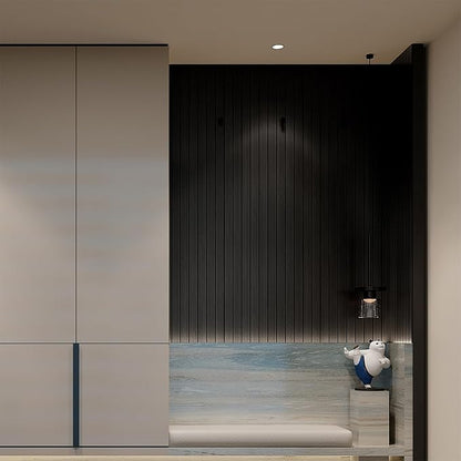 YU LI 3DH Peel and Stick PVC Slat Wall Panel 118"x15.75" Self-Adhesive Thick - Image 5
