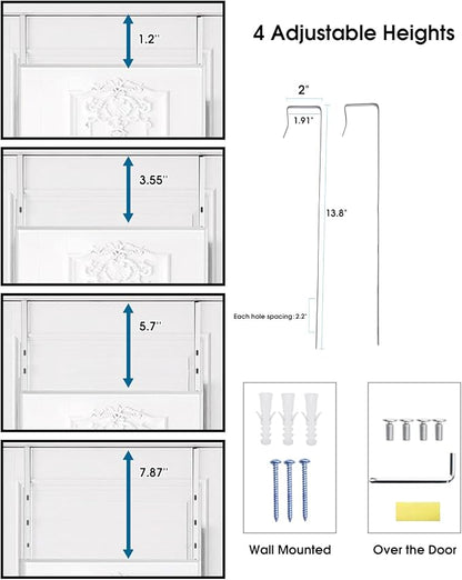 NEARBYSD 48"x 14" Door Mirror, Full Length Wall Mounted, Over The Door Mirror - Image 3