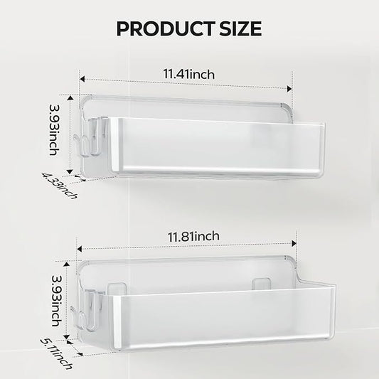 Nieifi Adhesive Wall Shelf, Shower Shelves, Shower Organizer - Image 2