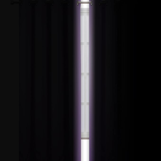 LEMOMO Lavender Blackout Curtains 52 x 54 Inch Length/Set of 2 Curtain - Image 3