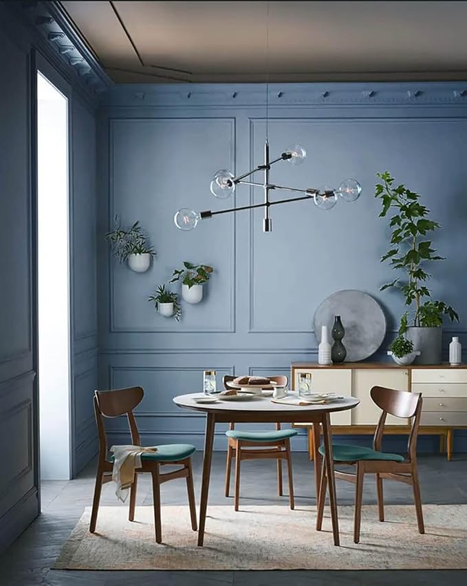 Dimoon 787''x17.7'' Blue Peel and Stick Wallpaper Contact Paper Modern Self - Image 7