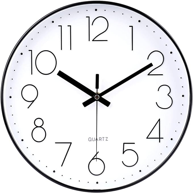 jomparis 16 Inch Large Wall Clock Modern Elegant Style by JOMPARIS