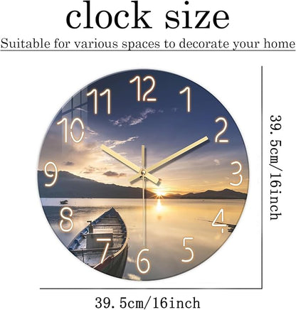 16 Inch Large Beach Wall Clocks - Image 5