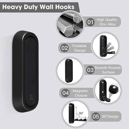 Dntorx Folding Wall Hooks - Image 2