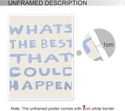 Yaasilinage Daily Reminder Positive Canvas Wall Art, Positive Affirmations Wall - Image 3