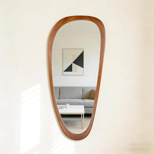 BOMINICA Full Length Irregular Wall Mirror, Decorative Floor Mirror by BOMINICA