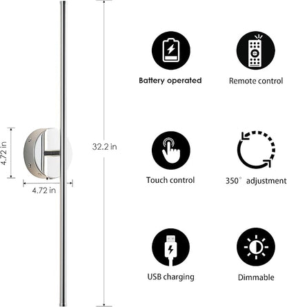 KARTOOSH Battery Operated Wall Sconces - Image 5