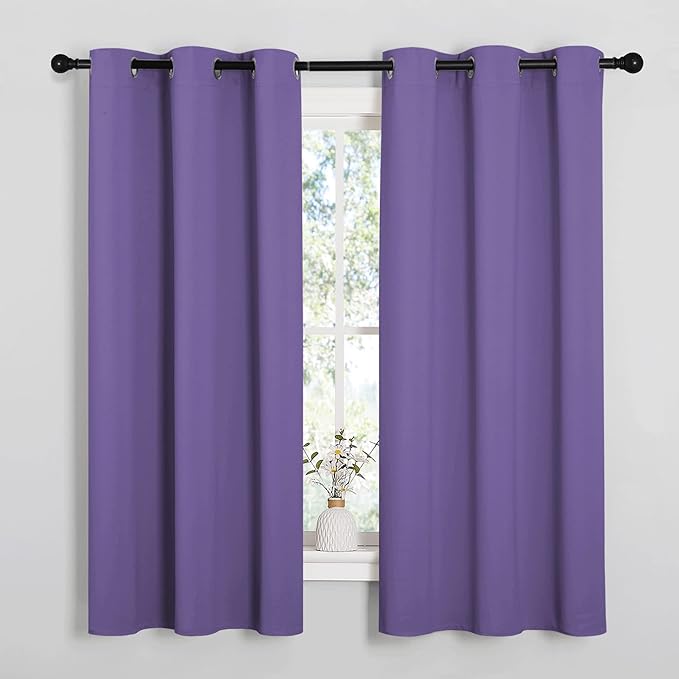 NICETOWN Bedroom Curtain Panels Blackout Draperies, Thermal Insulated Solid by NICETOWN